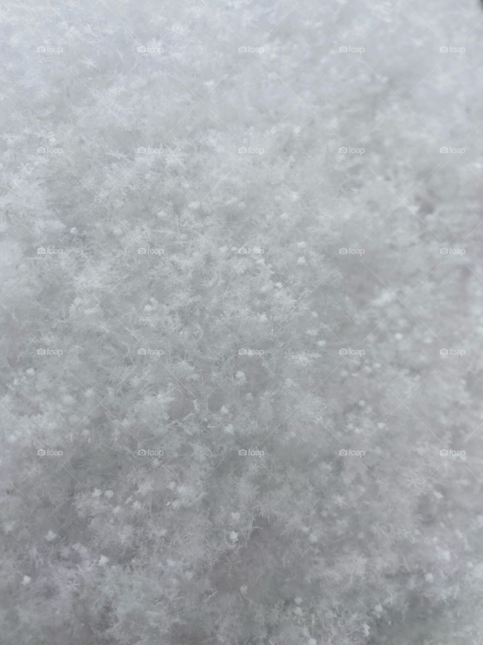 Snow close up 