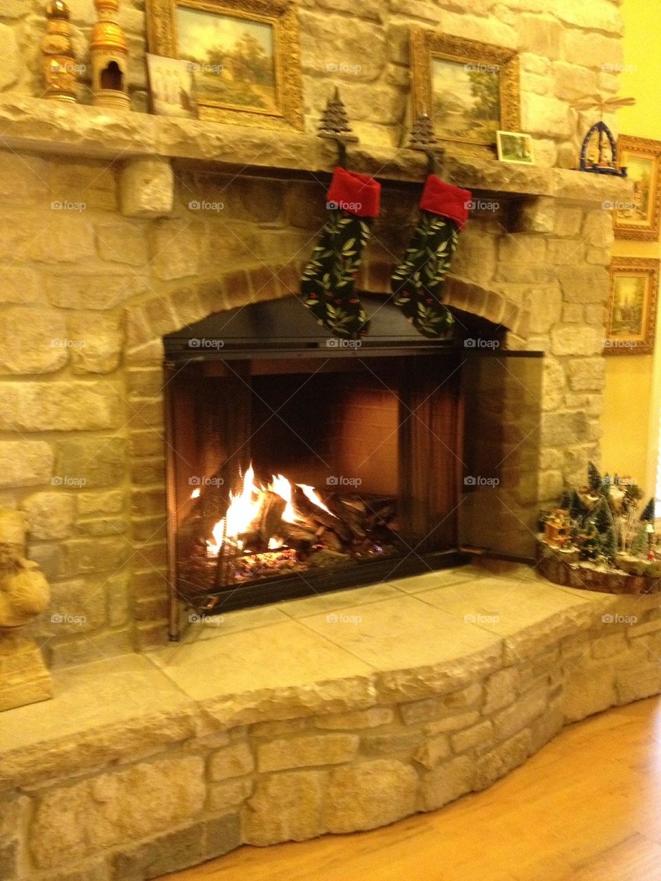 Christmas Fireplace