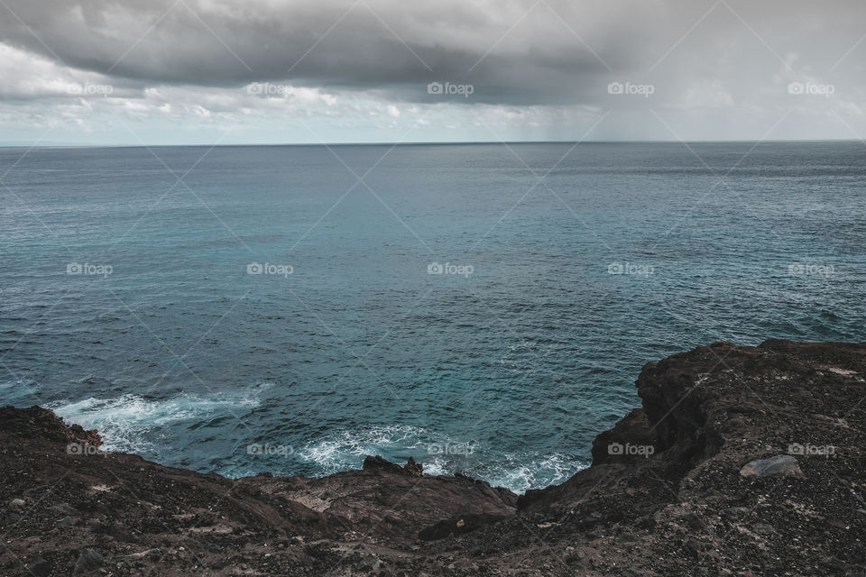 lookout point from a hawaii highway