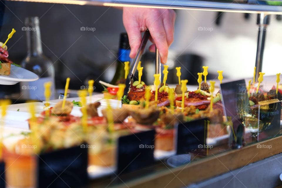 Tapas or pinchos