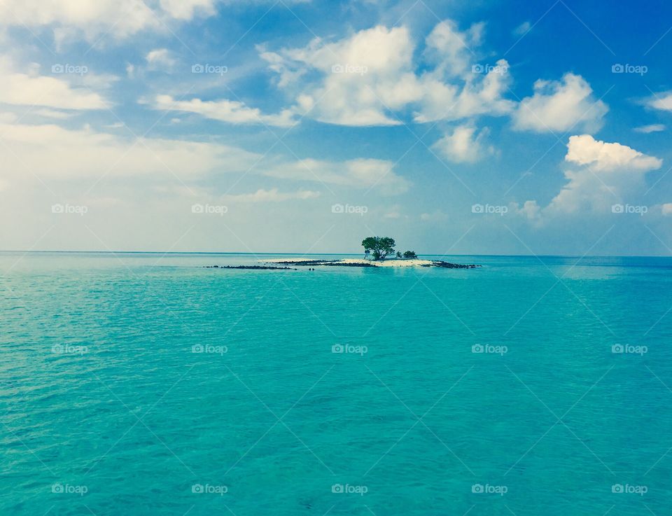 Small island from Maldive