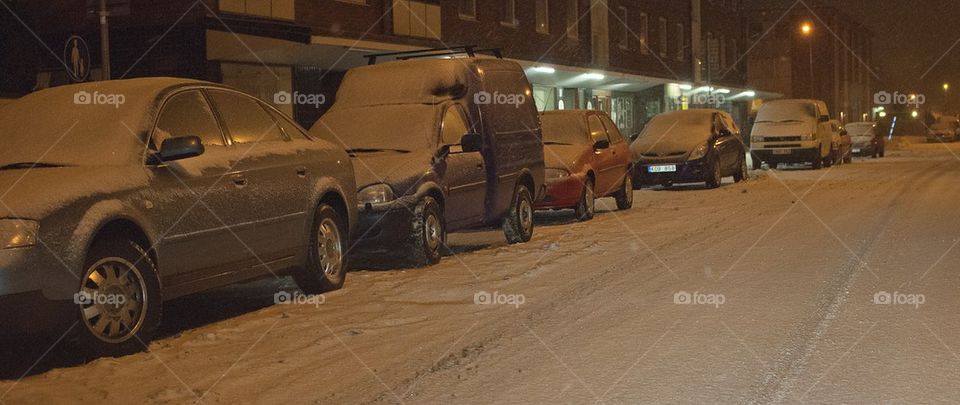 Snowy night