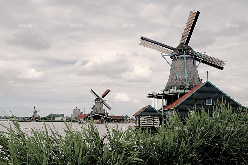 Traditional Dutch Windmills, Zaanse Schans