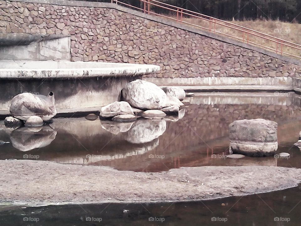 stones waterfall