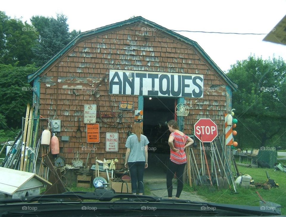 Maine antique shop