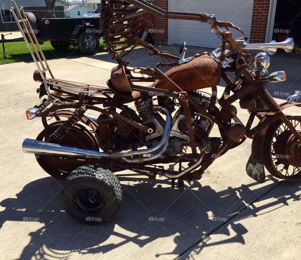 Rusty Motorcycle 