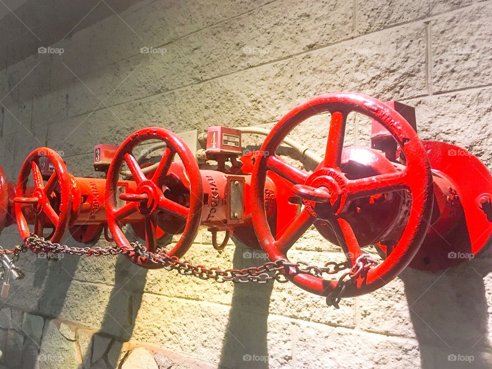 Red valves