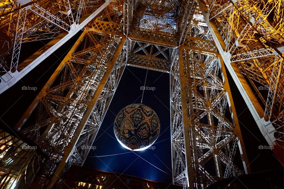 Earth Crisis installation at the Eiffel Tower, Paris 