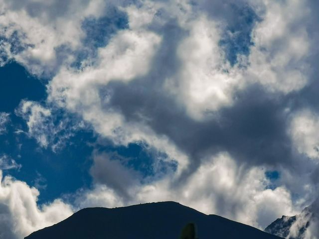 Mountains clouds