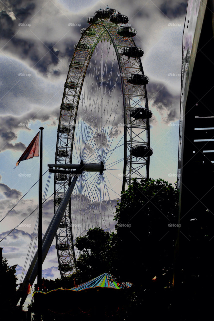 sky wheel london eye by resnikoffdavid