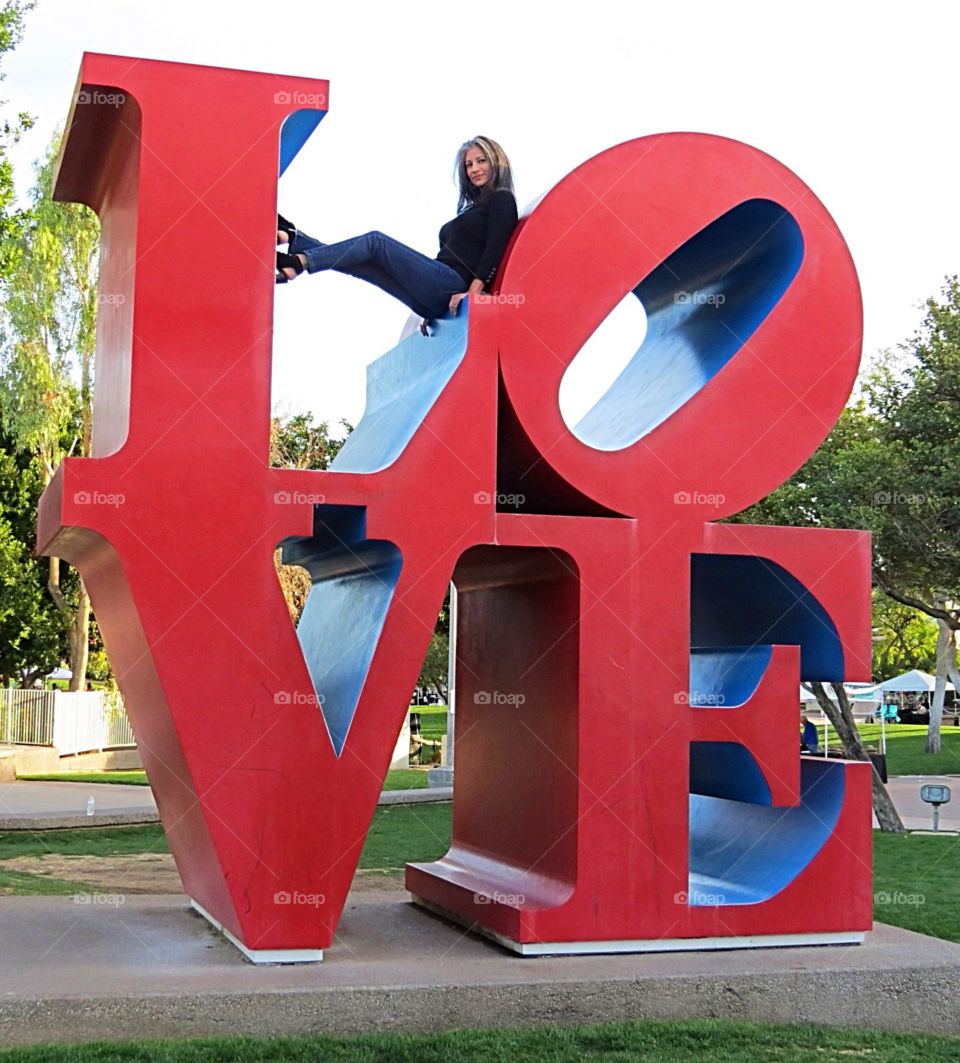 The Love sculpture 