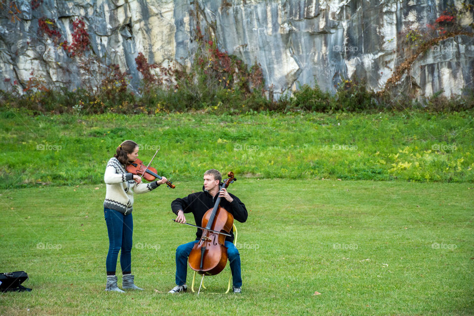 violin and cello