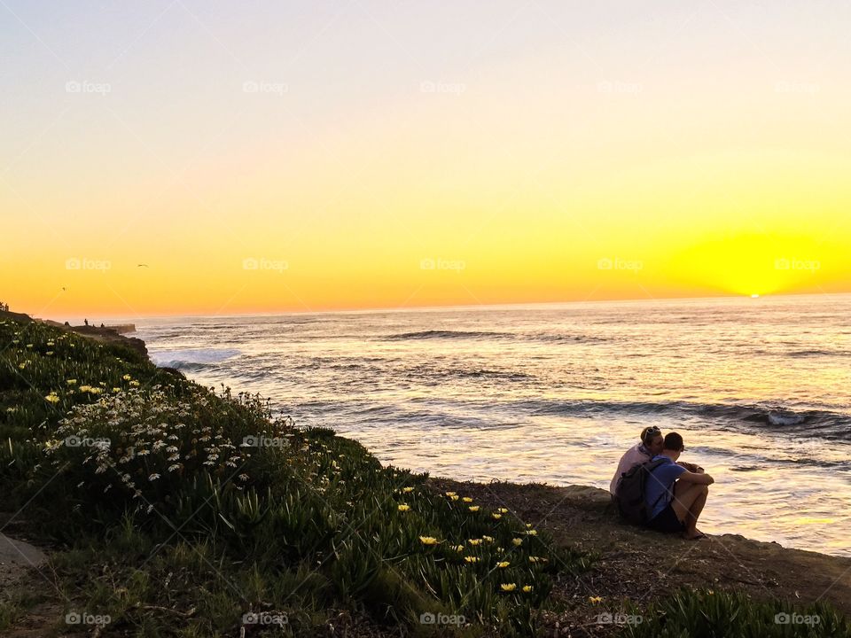 Sunset, Beach, Sea, Dawn, Ocean