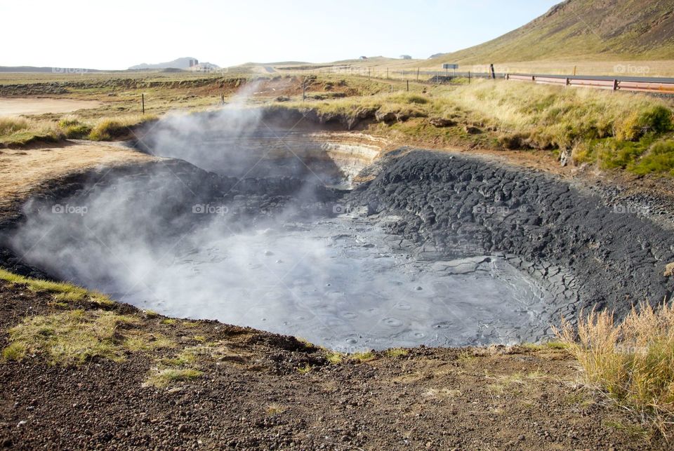 Hot spring at Yellowstone National Park