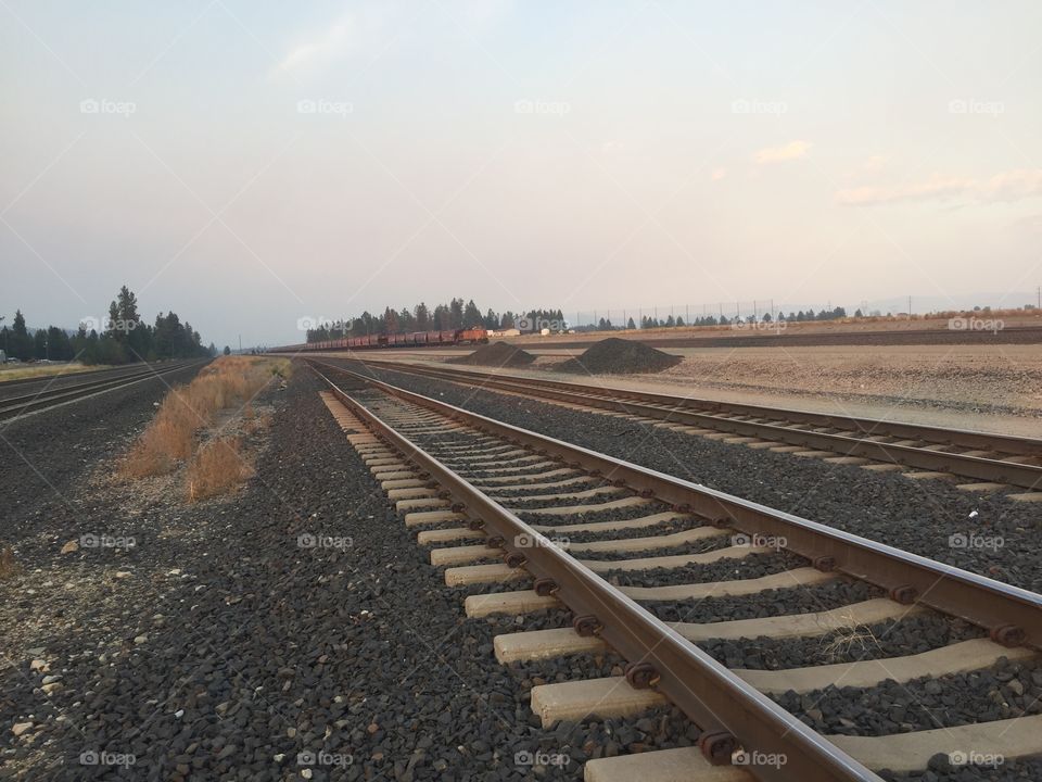 Road, No Person, Landscape, Locomotive, Transportation System