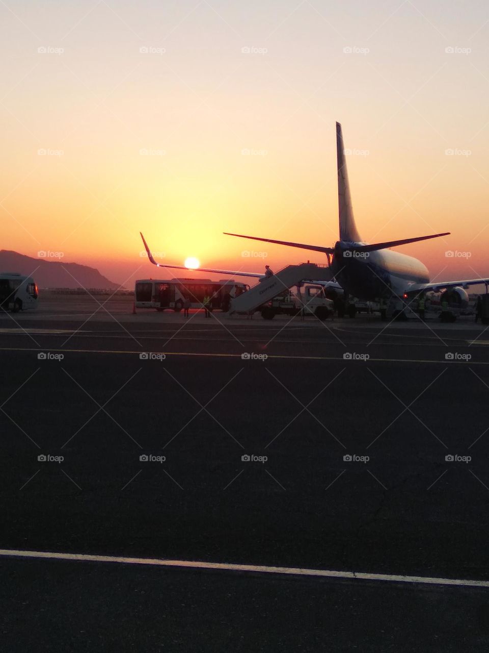 Magic of sunrise and sunset