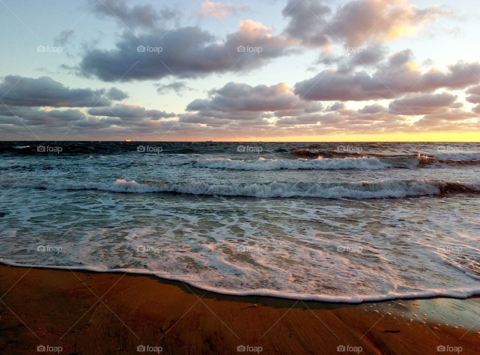 Sunset, Water, Beach, Sea, Ocean