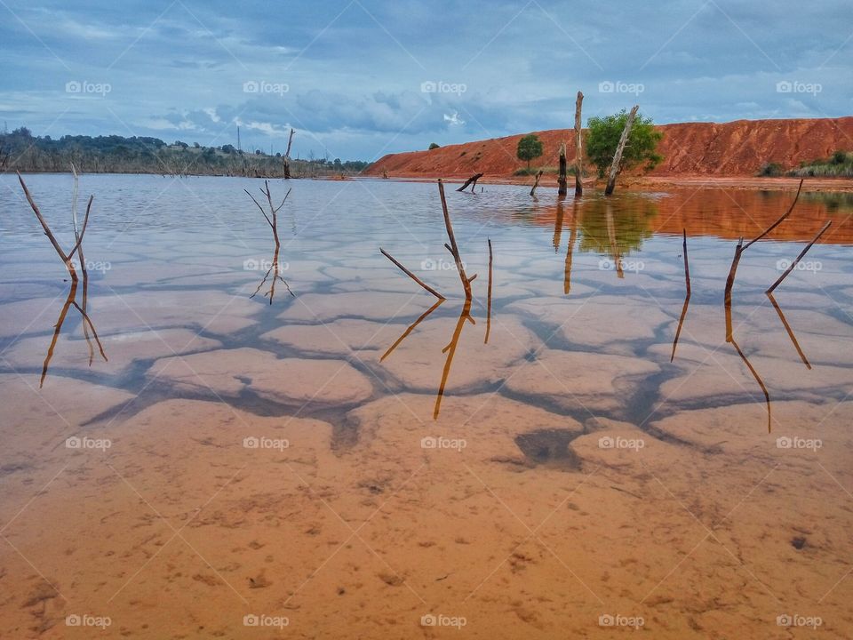 Landscape from lake side