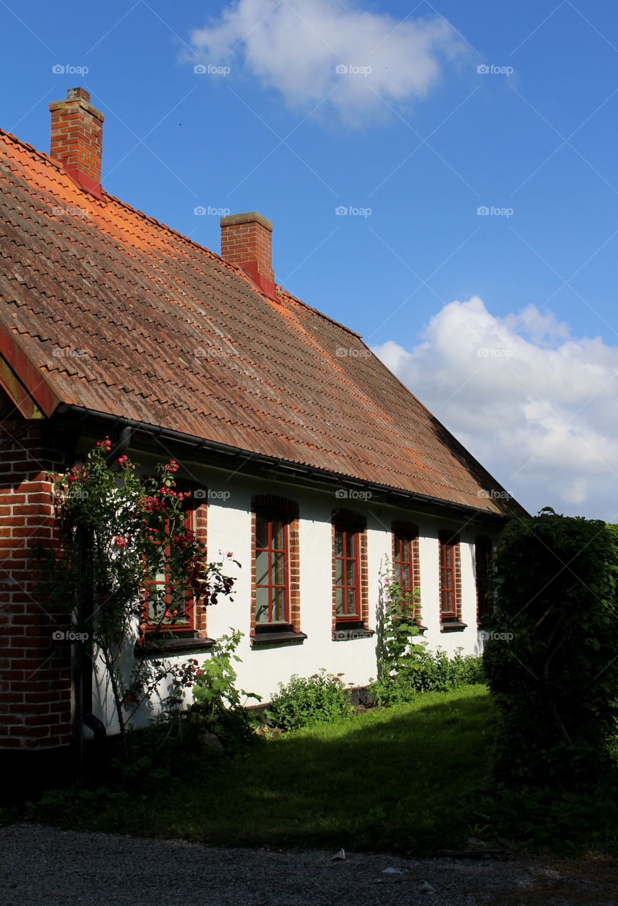 House in the countryside, Skåne.