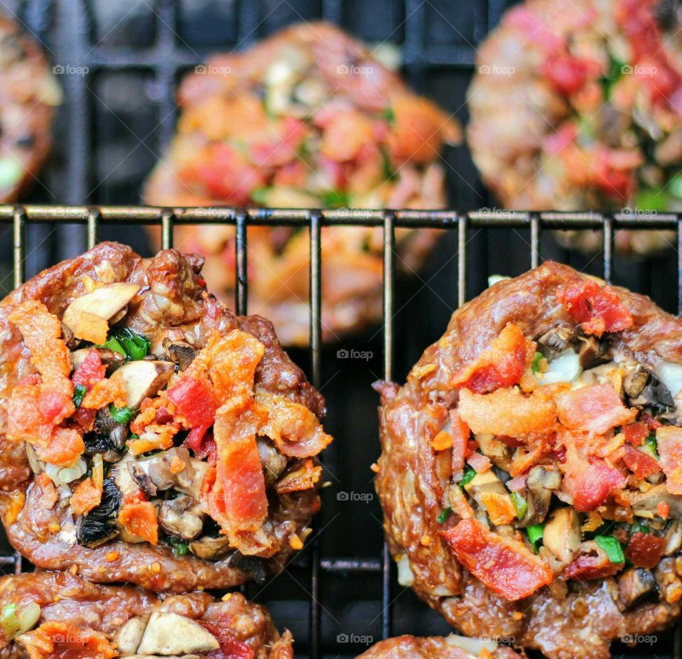 Burger Bowls on the Grill