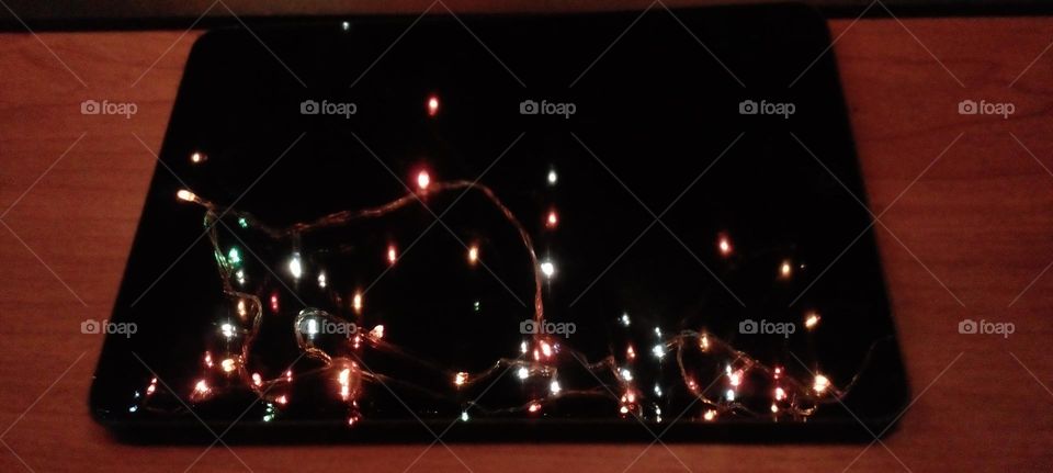 drak picture, beautiful, with lights