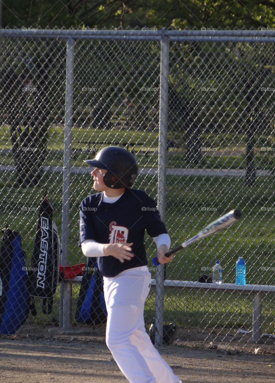 little league hitter