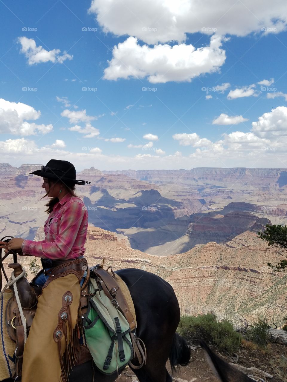 Woman at Grand Canyon