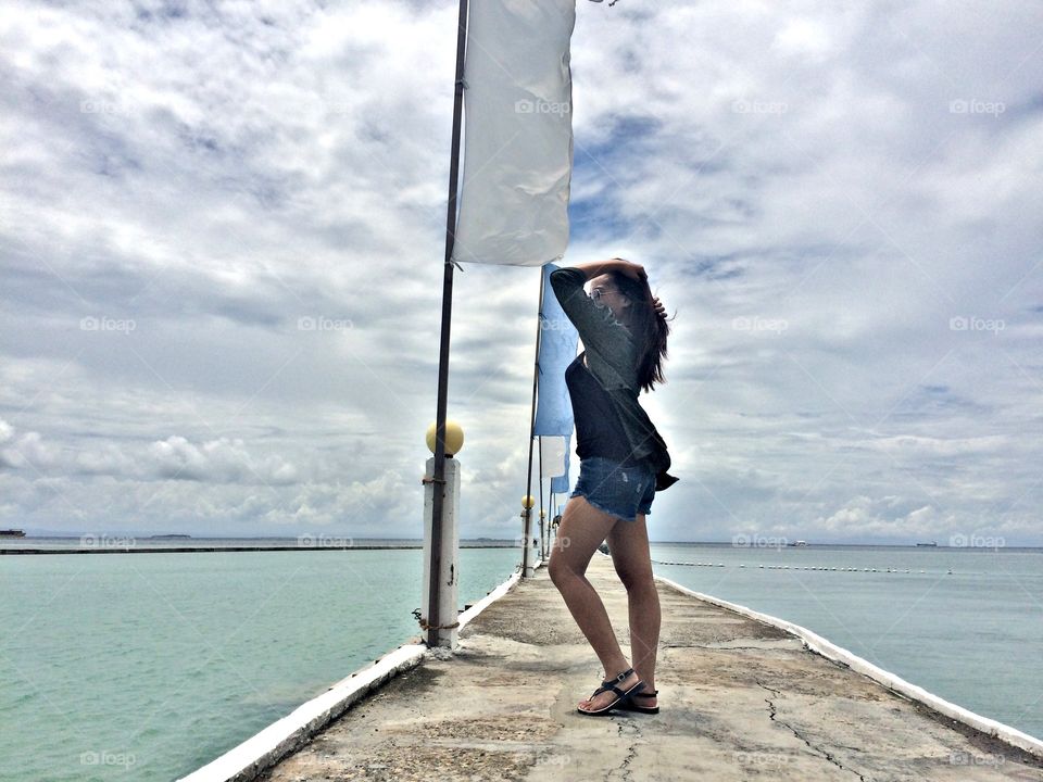 Feeling the sea breeze!