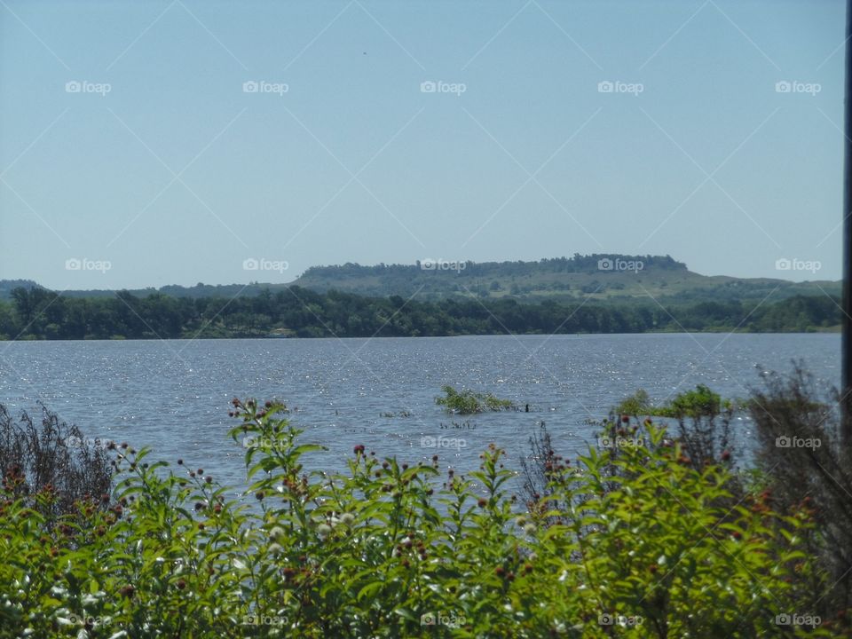 Bridgeport Lake. This is a picture of the lake that I visited this week in Bridgeport Texas