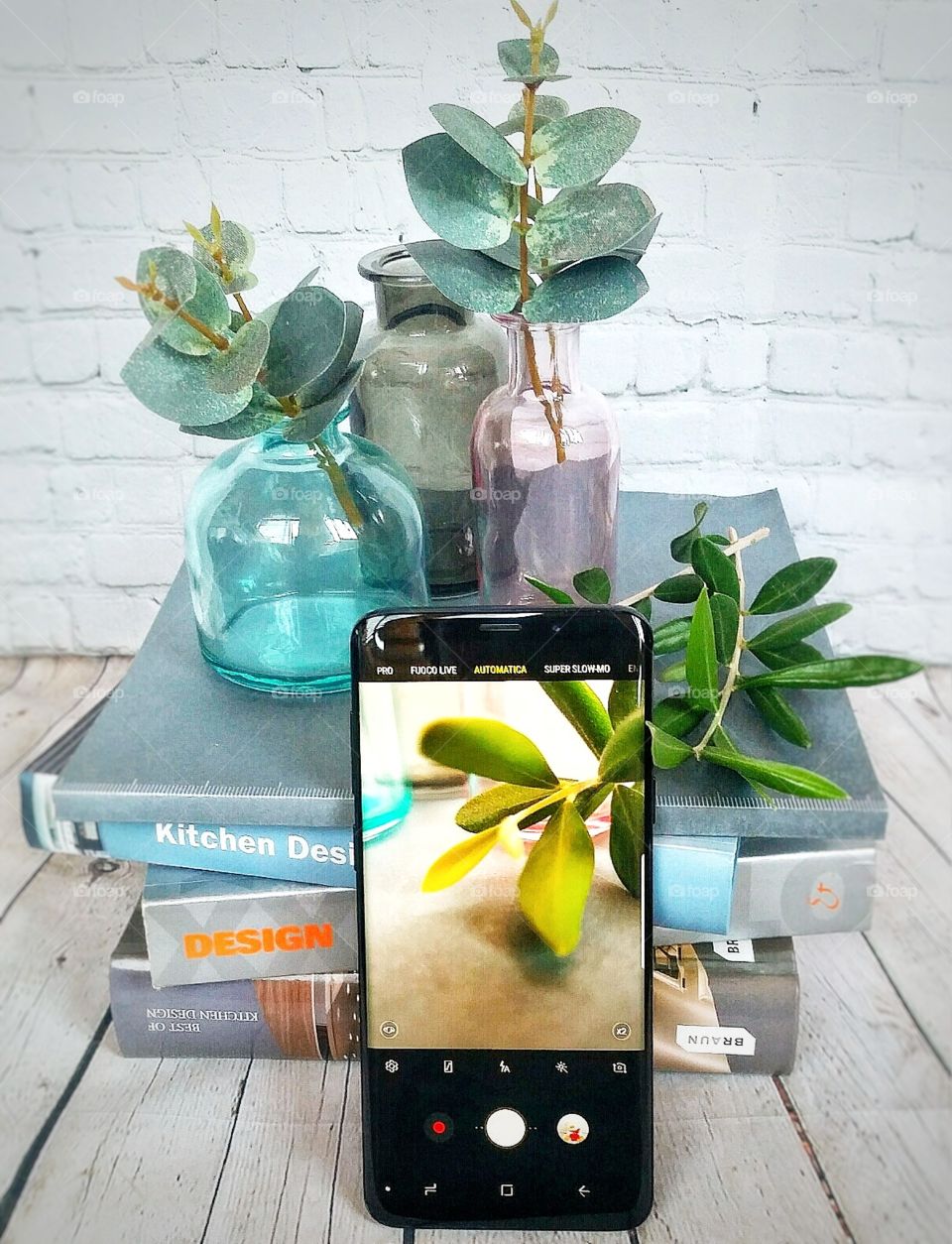 The Samsung Galaxy S9 + phone