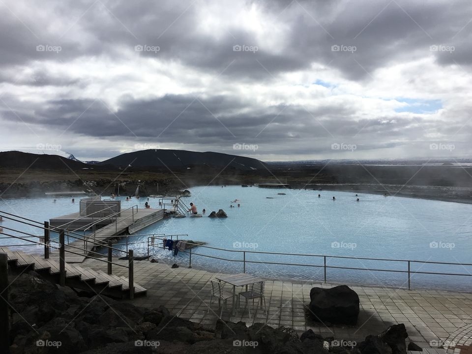 Lake Myvatn nature baths, Iceland 