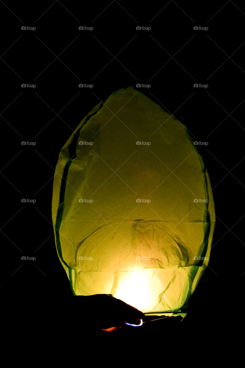 Lighted Green Lantern