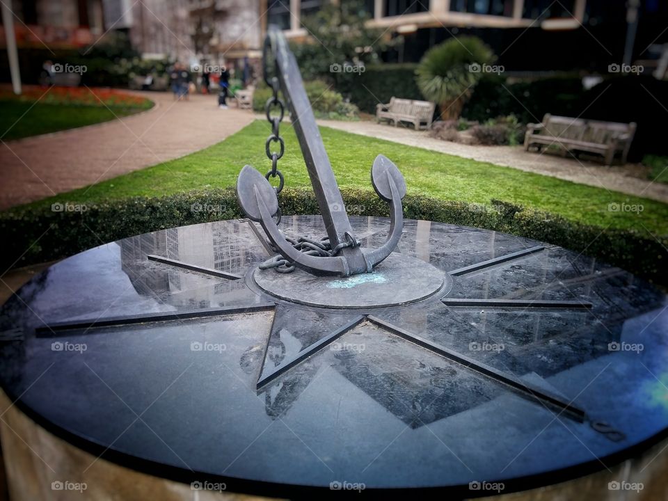 anchor statue