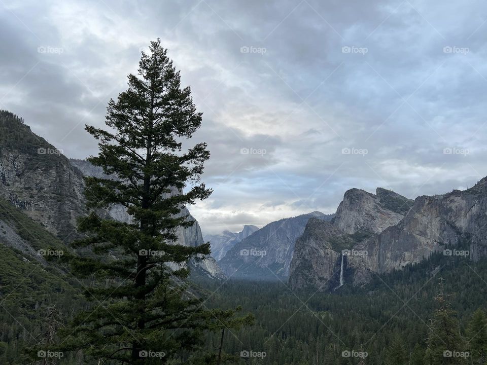 Iconic viewpoint at Yosemite NP