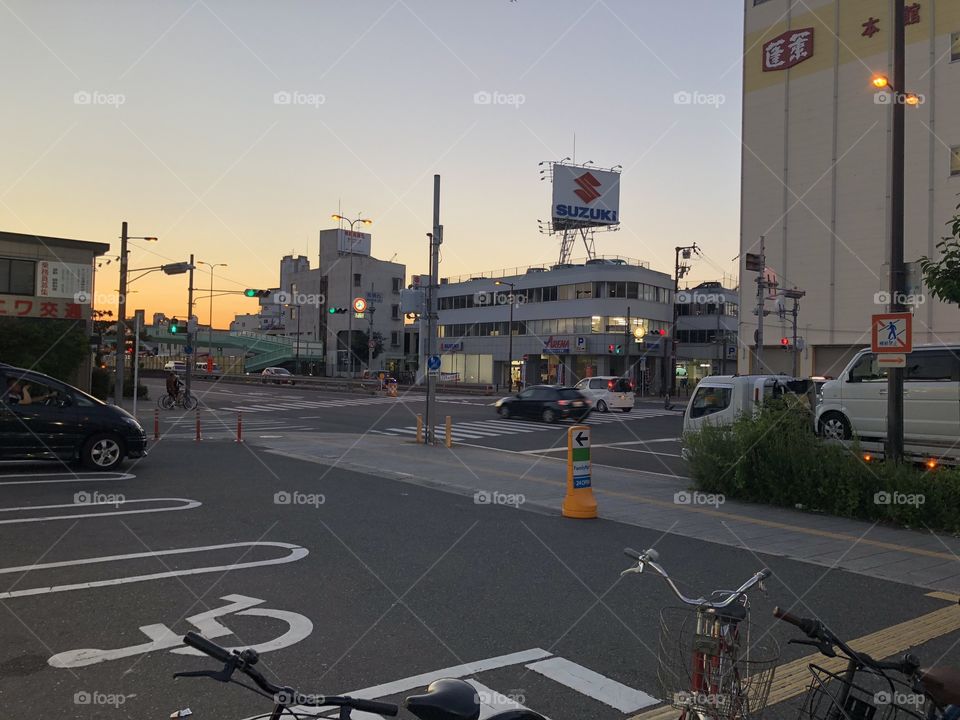 Sunset in Osaka (Nishinari)