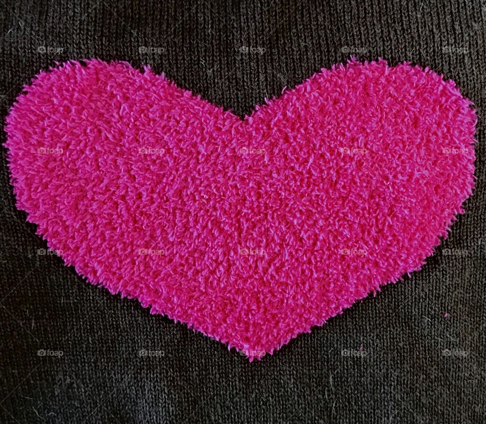 Pink Heart Sweater