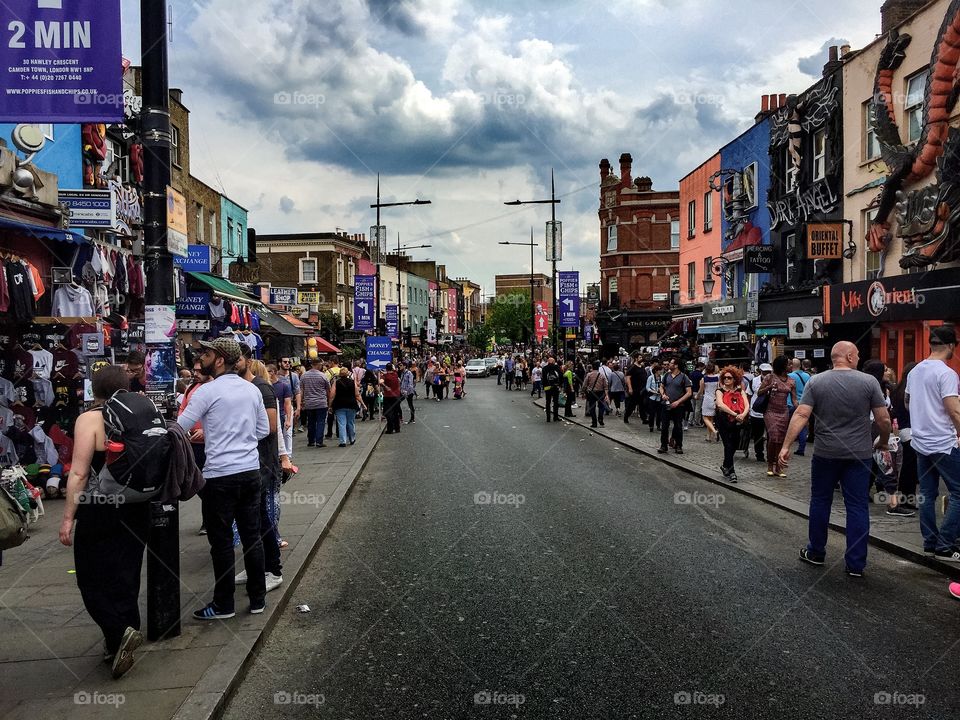 Camden Lock Market in London.