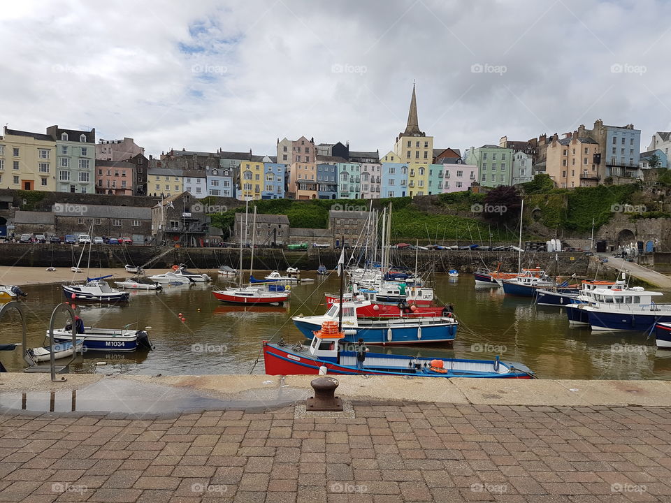 Tenby, Wales Harbour