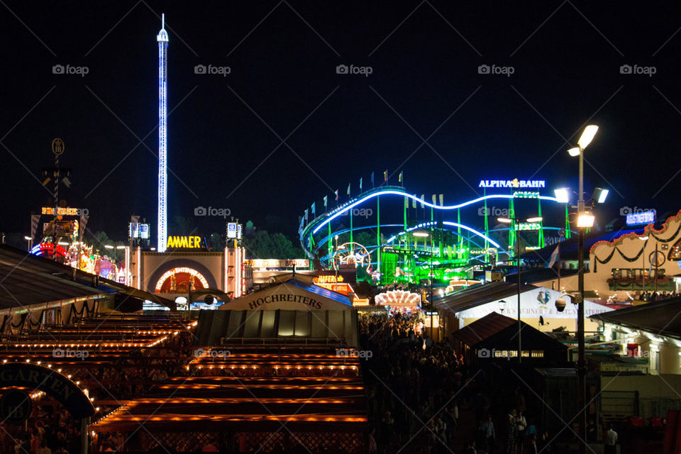 Oktoberfest fairgrounds 