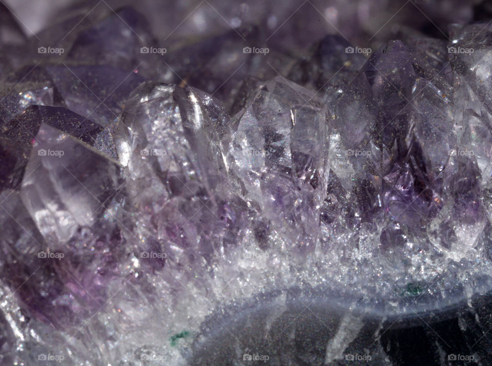 Amethyst purple crystal  