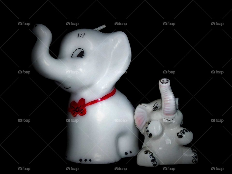 Elephant figurines