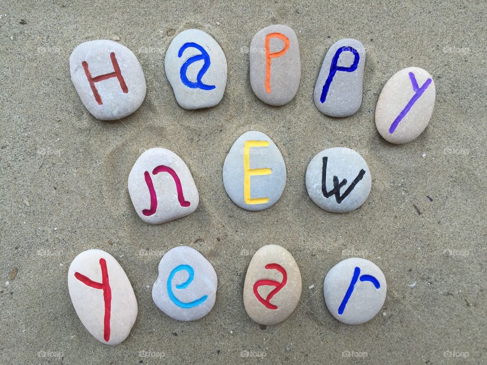 Happy New Year composition