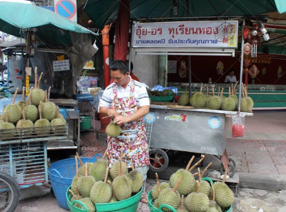 Durian stand