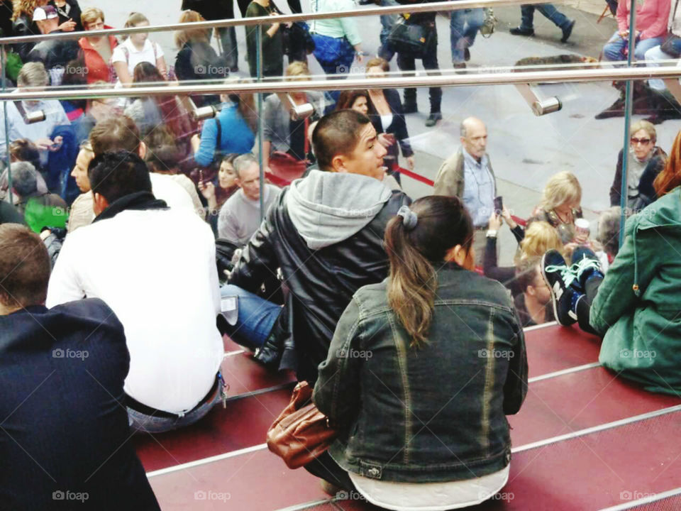 WAITING FOR CONGREGATION.