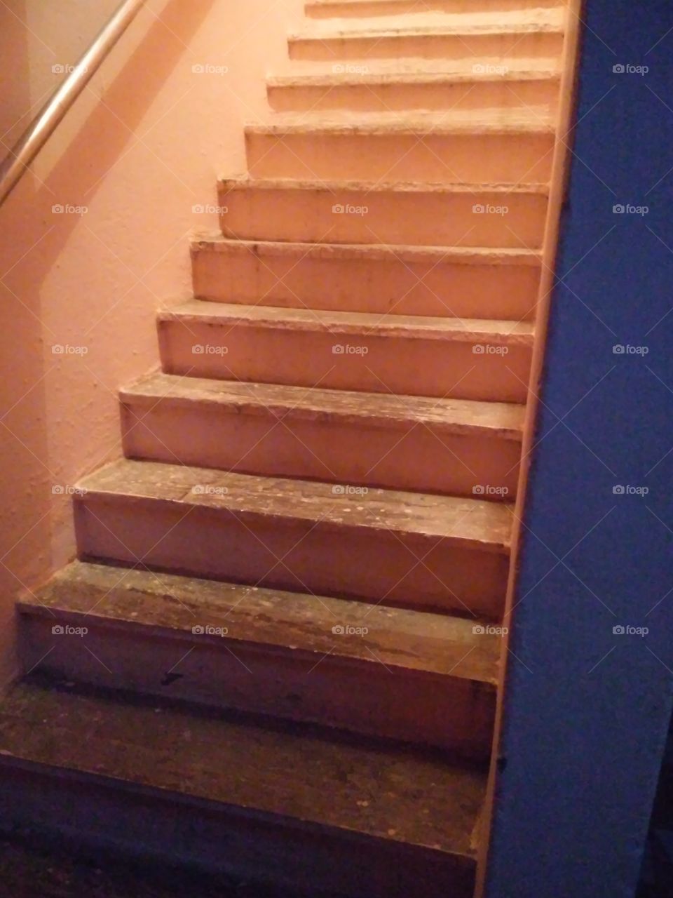 Close-up of empty staircase