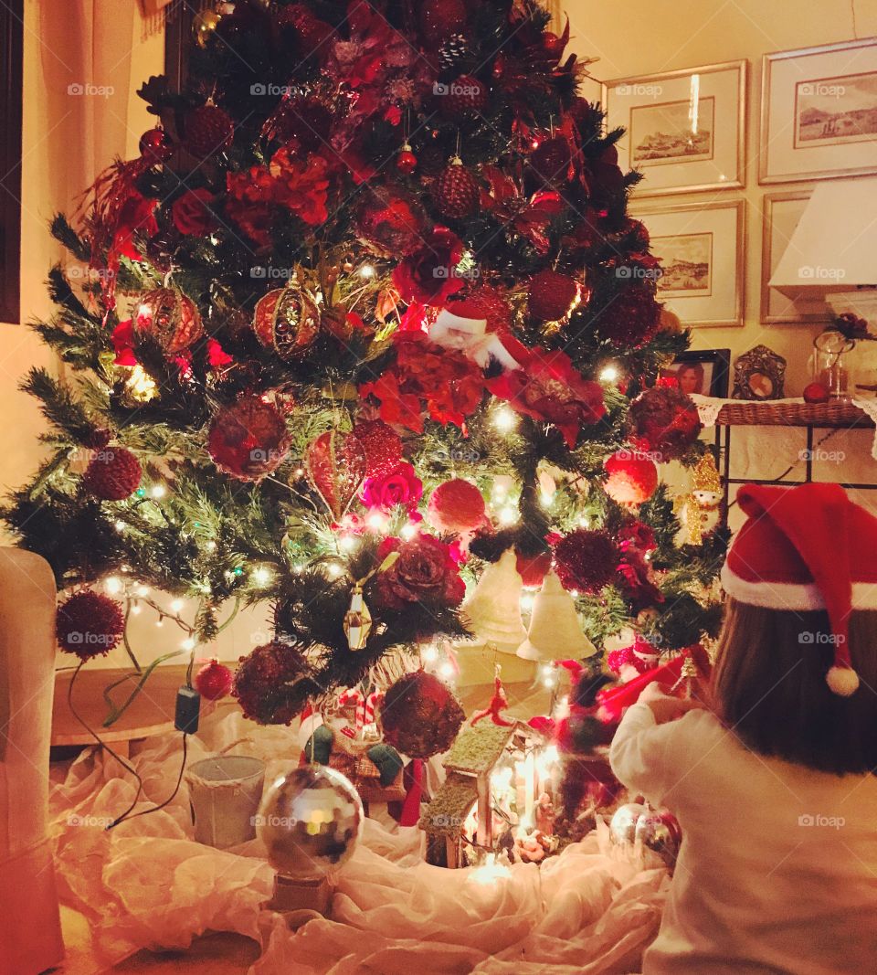 Christmas tree. Decoration 