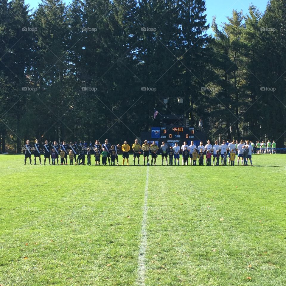 Game Day. This is a photo from our Summit University homecoming soccer game.