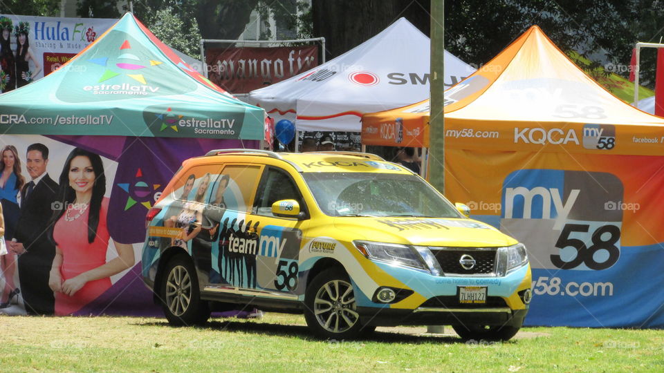 channel 58 car in the park