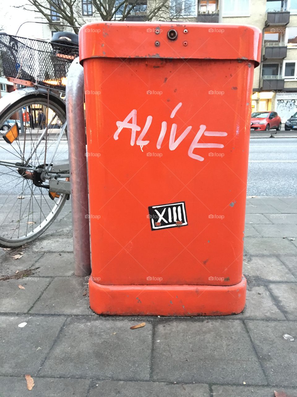 Garbage Can in the City 