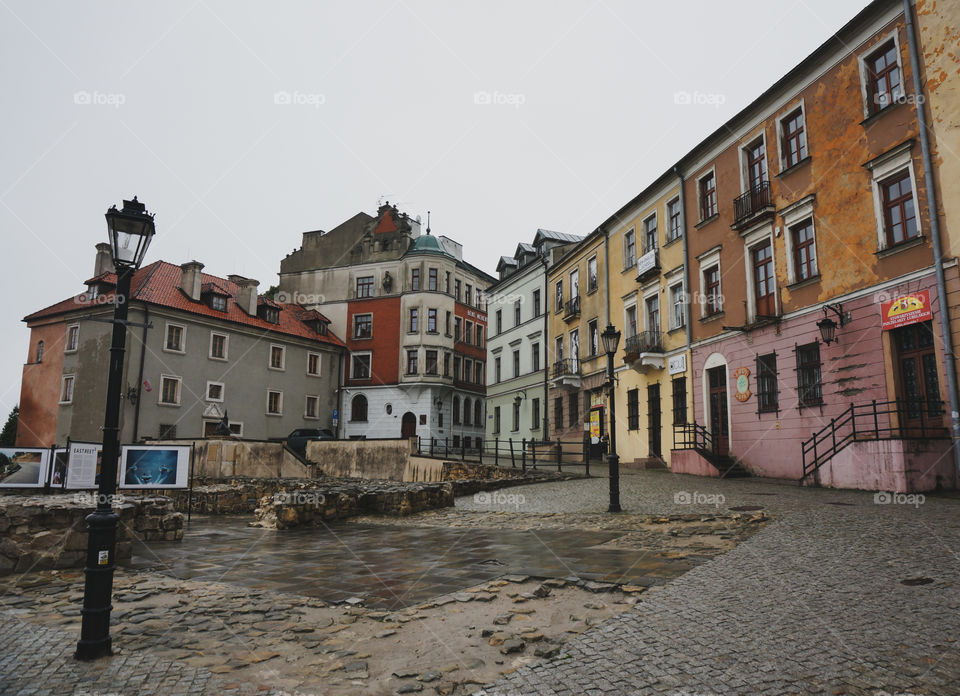 Lublin city view